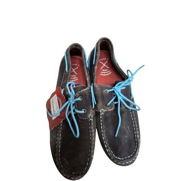 Twisted X Boat Shoe‎ Driving Moccasin 7.5 - Picture 4 of 8